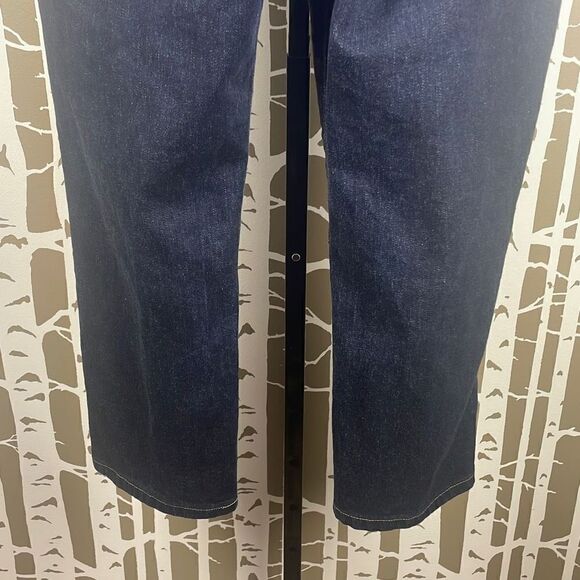 Lauren Ralph Lauren Dark Wash Classic Straight Ankle Jeans sz 14 - Picture 9 of 10